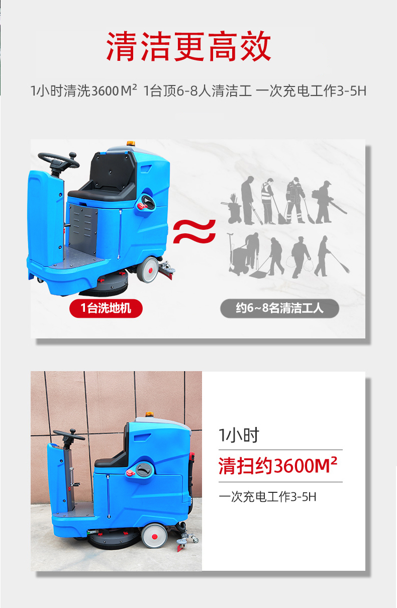 甘南驾驶式洗地机更适合用在高铁站